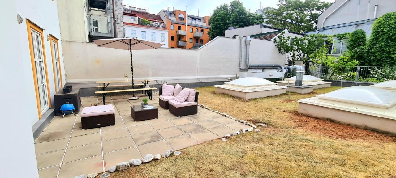 Wiener Buddha Style Flat With Inner Garden- Marzstrasse City Apartments エクステリア 写真